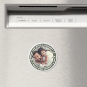 Coolste papa ooit moderne aangepaste foto magneet (Insitu (Vaatwasser))