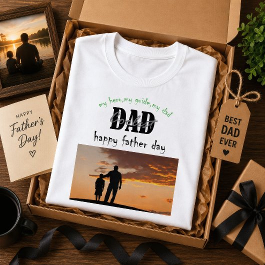 Coolste Papa Ooit Retro Zonsondergang Vaderdag T-shirt