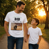Coolste Papa Ooit Retro Zonsondergang Vaderdag T-shirt