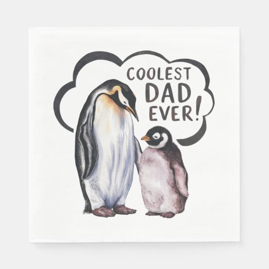 Coolste Papa Ooit Servet (Voorkant)