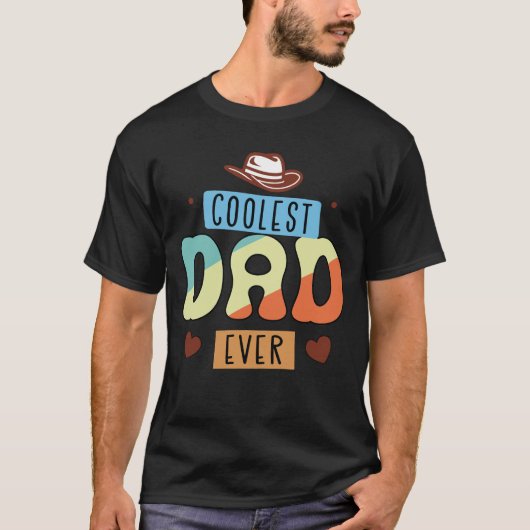 Coolste papa ooit t-shirt (Voorkant)
