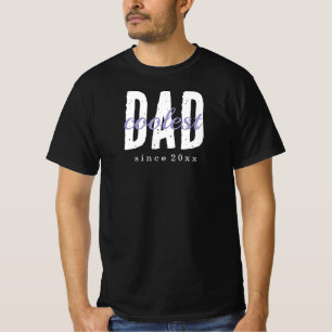 Coolste Papa Sinds 20XX Modern Eenvoudig Netjes T-shirt