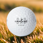 Coolste papa sinds 20XX moderne eenvoudige preppy Golfballen<br><div class="desc">Dit eenvoudige en moderne ontwerp bestaat uit san serif typografie.</div>