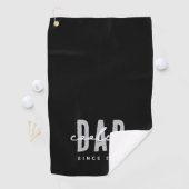Coolste papa sinds 20XX moderne eenvoudige preppy Golfhanddoek (Insitu)