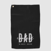 Coolste papa sinds 20XX moderne eenvoudige preppy Golfhanddoek (Voorkant)