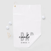 Coolste papa sinds 20XX moderne eenvoudige preppy Golfhanddoek (Insitu)