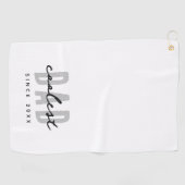 Coolste papa sinds 20XX moderne eenvoudige preppy Golfhanddoek (Horizontaal)