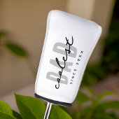 Coolste papa sinds 20XX moderne eenvoudige preppy Golfheadcover