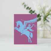 Coolste pegasus creatuur waar je van houdt briefkaart (Staand voorkant)