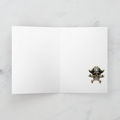 coolste piraten verjaardagskaart kaart (Binnen)