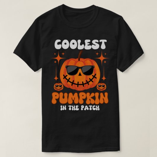 Coolste pompoen de pleister t-shirt (Design voorkant)