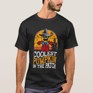 Coolste Pompoen In De Patch Halloween Jongens Meis T-shirt