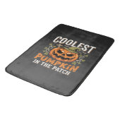 Coolste Pompoen in de Patch Halloween-ontwerp Badmat (Gekanteld)