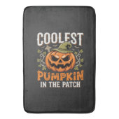 Coolste Pompoen in de Patch Halloween-ontwerp Badmat (Voorkant Verticaal)