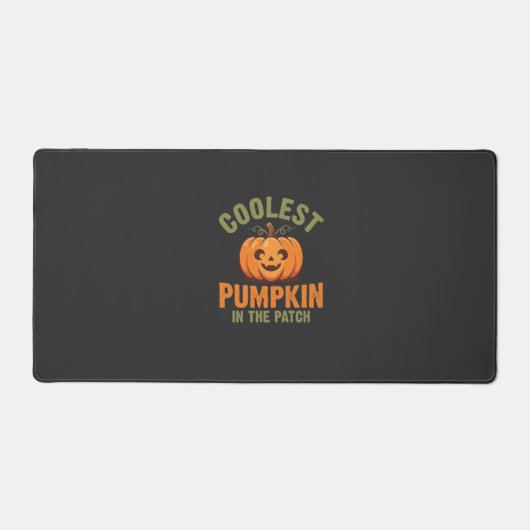 Coolste Pompoen In De Patch Halloween-ontwerp Bureaumat (Voorkant)