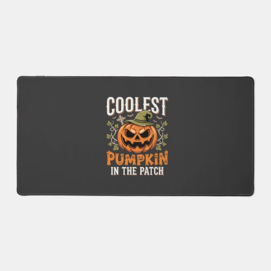 Coolste Pompoen in de Patch Halloween-ontwerp Bureaumat (Voorkant)