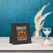 Coolste Pompoen in de Patch Halloween-ontwerp Fotoplaat (Insitu)