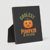 Coolste Pompoen In De Patch Halloween-ontwerp Fotoplaat (Voorkant)