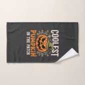 Coolste Pompoen in de Patch Halloween-ontwerp Handdoek (Handdoek)