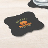 Coolste Pompoen In De Patch Halloween-ontwerp Kartonnen Onderzetters (Gekanteld)