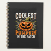 Coolste Pompoen in de Patch Halloween-ontwerp Planner (Voorkant)