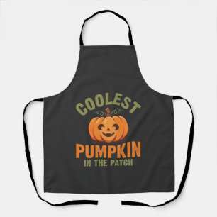 Coolste Pompoen In De Patch Halloween-ontwerp Schort