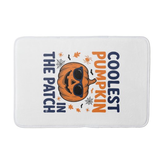 Coolste Pompoen in de Patch Halloween Shirt_1 Badmat (Voorkant)
