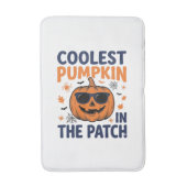 Coolste Pompoen in de Patch Halloween Shirt_1 Badmat (Voorkant Verticaal)