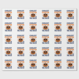 Coolste Pompoen in de Patch Halloween Shirt_1 Cadeaupapier
