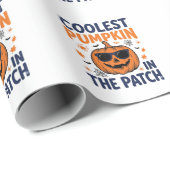 Coolste Pompoen in de Patch Halloween Shirt_1 Cadeaupapier (Rol Hoek)