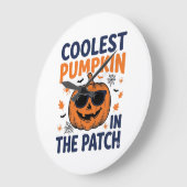 Coolste Pompoen in de Patch Halloween Shirt_1 Grote Klok (Hoek)