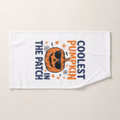 Coolste Pompoen in de Patch Halloween Shirt_1 Handdoek (Handdoek)