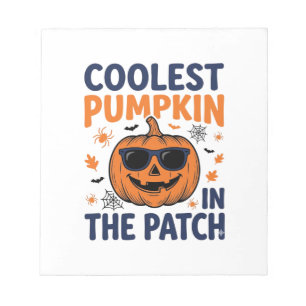 Coolste Pompoen in de Patch Halloween Shirt_1 Notitieblok