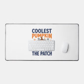 Coolste Pompoen in de Patch Halloween T-shirt_1 Bureaumat (Keyboard & Muis)