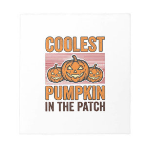 Coolste Pompoen in de Patch Halloween Vintage Des Notitieblok