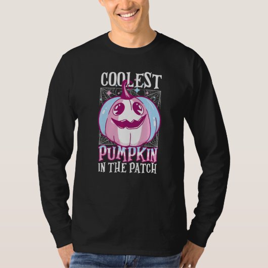 Coolste Pompoen In De Patch Trans Vlag Jack Ou201 T-shirt (Voorkant)