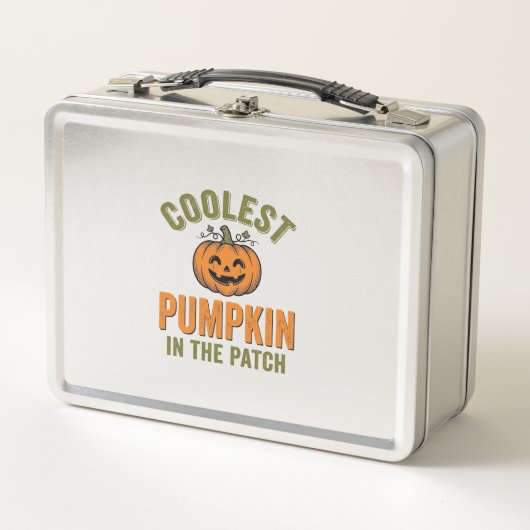 Coolste Pompoen in de Patch Vintage Halloween Des (Voorkant)