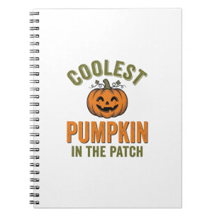 Coolste Pompoen in de Patch Vintage Halloween Des Notitieboek