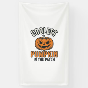 Coolste Pompoen in de Patch Vintage Halloween Shi Spandoek