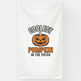 Coolste Pompoen in de Patch Vintage Halloween Shi Spandoek