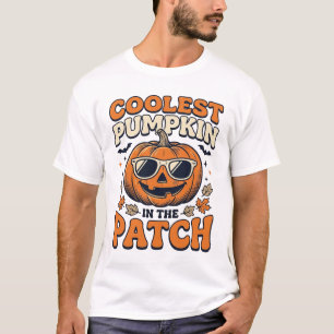 Coolste Pompoen In De Patch Vintage Halloween Shi T-shirt