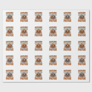 Coolste Pompoen In De Patch Vintage Halloween T-Sh Cadeaupapier