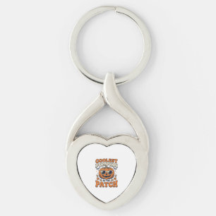 Coolste Pompoen In De Patch Vintage Halloween T-Sh Sleutelhanger