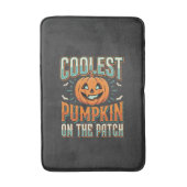 Coolste Pompoen Op Het Perceel Halloween Ontwerp_1 Badmat (Voorkant Verticaal)
