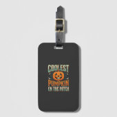 Coolste Pompoen Op Het Perceel Halloween Ontwerp_1 Bagagelabel (Voorkant (verticaal))