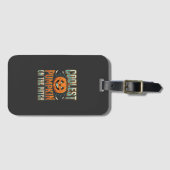 Coolste Pompoen Op Het Perceel Halloween Ontwerp_1 Bagagelabel (Voorkant (horizontaal))