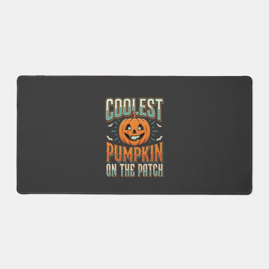 Coolste Pompoen Op Het Perceel Halloween Ontwerp_1 Bureaumat (Voorkant)
