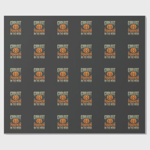 Coolste Pompoen Op Het Perceel Halloween Ontwerp_1 Cadeaupapier