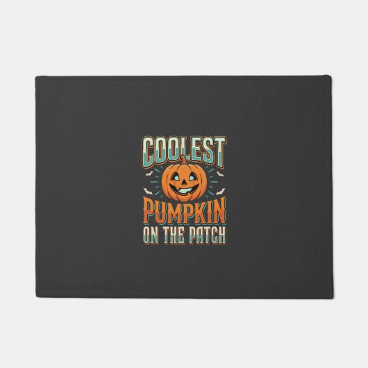 Coolste Pompoen Op Het Perceel Halloween Ontwerp_1 Deurmat (Voorkant)