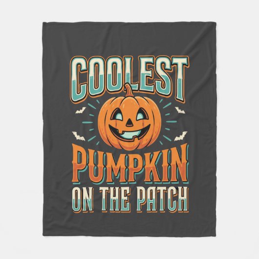Coolste Pompoen Op Het Perceel Halloween Ontwerp_1 Fleece Deken (Voorkant)